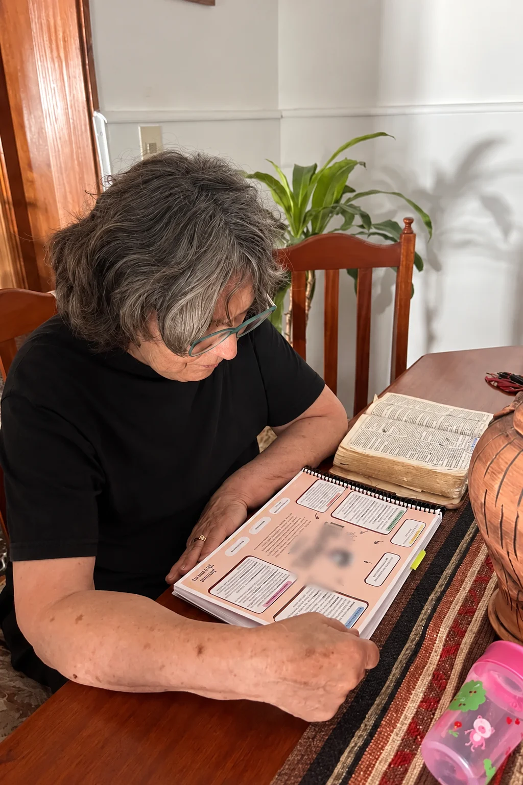 Maria usa la Mappa Biblica
